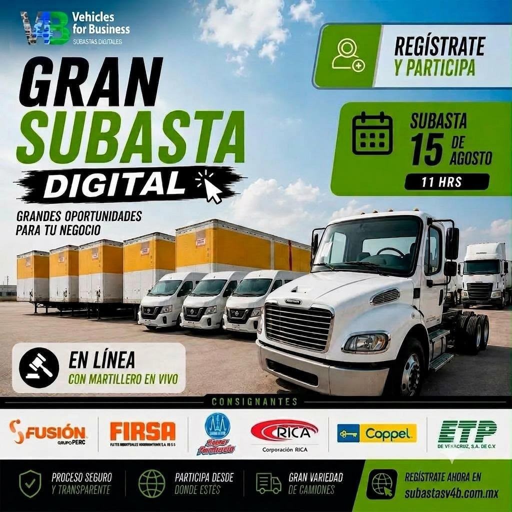 Subasta de camiones seminuevos